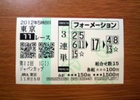 ジャパンカップ2012的中 ジャパンカップ2012的中