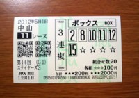 ステイヤーズS2012的中 ステイヤーズS2012的中