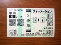 ひいらぎ賞2012的中 ひいらぎ賞2012的中