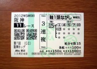 阪神カップ2012的中 阪神カップ2012的中