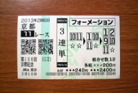 京都記念2013的中 京都記念2013的中