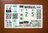 小倉大賞典2013的中