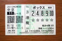 ファルコンS2013的中