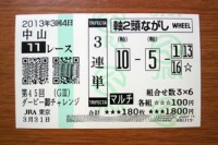 ダービー卿CT2013的中 ダービー卿CT2013的中