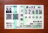 福島民友カップ2013的中