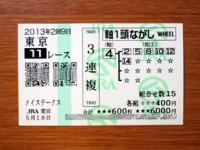 メイステークス2013的中