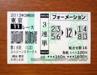 ユニコーンS2013的中