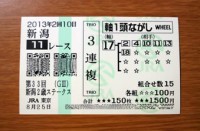 新潟2歳S2013的中 新潟2歳S2013的中