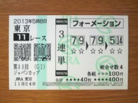 ジャパンカップ2013的中 ジャパンカップ2013的中