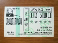 5回4日阪神7レース的中