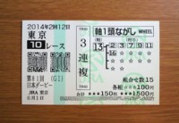 日本ダービー2014的中