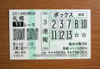 札幌2歳S 2014的中/競馬予想無料 札幌2歳S 2014的中/競馬予想無料