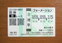 2015年1回6日阪神6レース的中/競馬予想無料プロ