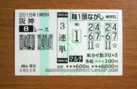 2015年1回8日阪神8レース的中/競馬予想無料