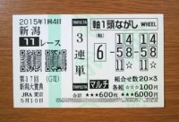 新潟大賞典2015的中/競馬予想無料