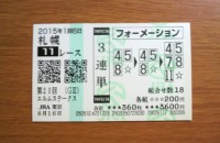 エルムＳ2015的中/競馬予想　無料