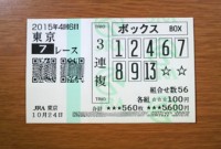 201546東京7レース的中/競馬予想無料