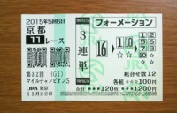 マイルCS2015的中/競馬予想無料PRO