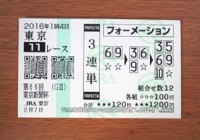 東京新聞杯2016的中/競馬予想無料プロ