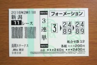 長岡S2016的中/競馬予想無料