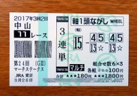 マーチS2017的中/競馬予想無料 マーチS2017的中/競馬予想無料