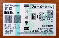 NHKマイルC2017的中/競馬予想無料 NHKマイルC2017的中/競馬予想無料