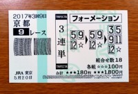 2017年3回9日京都9レース/競馬予想無料