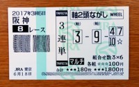 2017年3回6日阪神8レース/競馬予想無料
