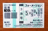 檜山特別2017的中/競馬予想無料