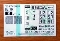 2017年5回8日阪神2レース的中/競馬予想無料