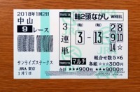 サンライズS2018的中/競馬予想無料