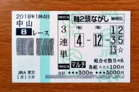 2018年1回4日中山8レース的中/競馬予想無料