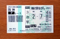 2018年3回4日阪神7レース的中/競馬予想無料