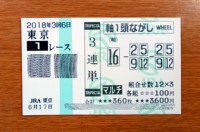 2018年3回6日東京1レース的中/競馬予想無料