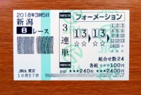 2018年3日5回新潟8レース的中/競馬予想無料