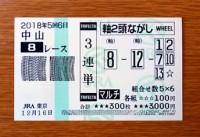2018年5回6日中山8レース的中/競馬予想無料 2018年5回6日中山8レース的中/競馬予想無料