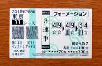ヴィクトリアマイル2019的中