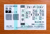 2019年3回5日新潟7レース/競馬予想無料
