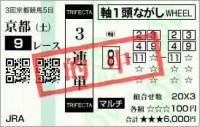 2020年3回5日京都9レース的中/競馬予想無料 2020年3回5日京都9レース的中/競馬予想無料