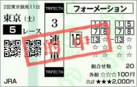 2020年2回11日東京5レース的中/競馬予想無料