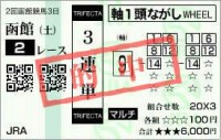 2020年2回3日函館2レース/競馬予想無料